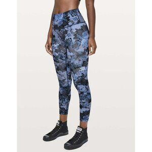 Lululemon Wunder Under Hi-Rise 7/8 Tight *25" Screen Camo Multi Sz 6 EUC